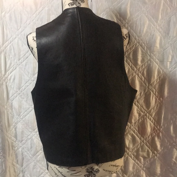 Western Black Vest Vintage measurements in pictures seems like a M - Picture 9 of 13